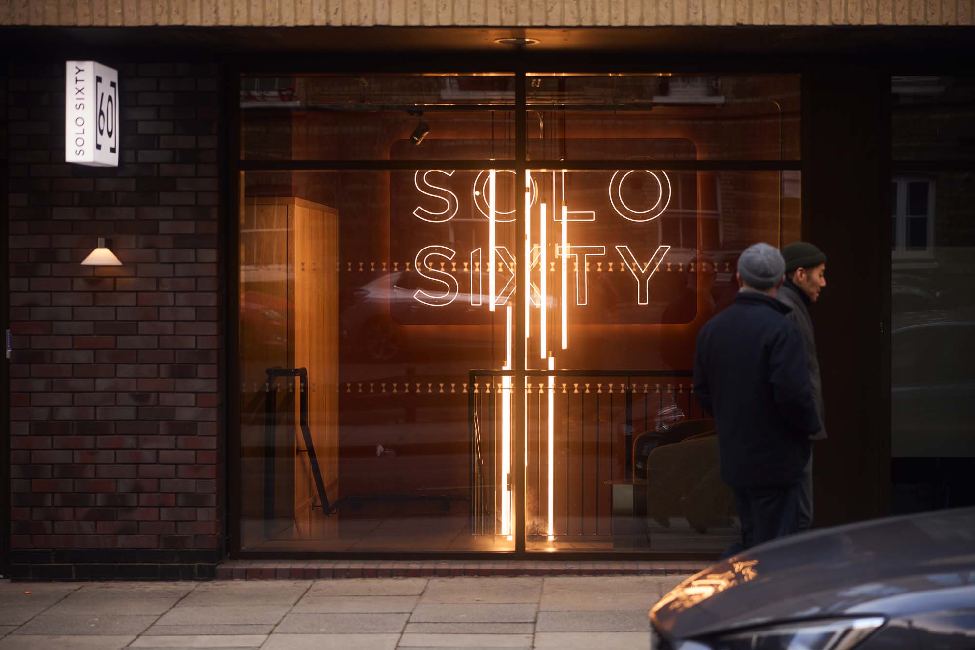 Solo60 private gym entrance in London