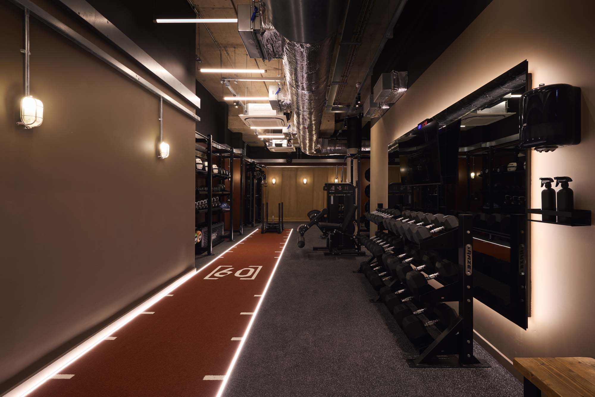 Inside a Solo60 private gym